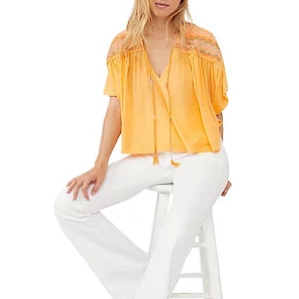 Free People! Market Tee In Carrot Ginger NWT! - Picture 7 of 10